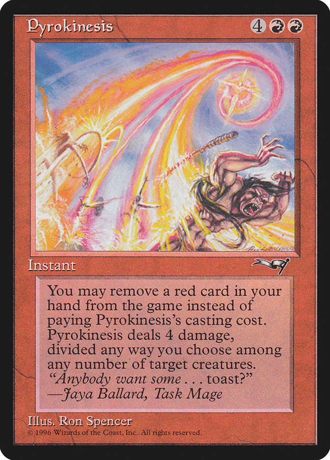 Pyrokinesis [Alliances] | Boutique FDB TCG