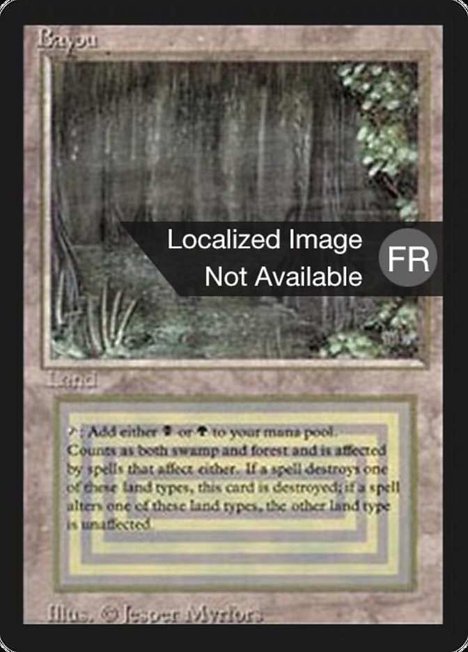 Bayou [Foreign Black Border] | Boutique FDB TCG