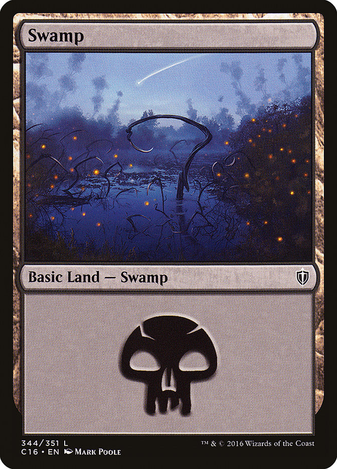 Swamp (344) [Commander 2016] | Boutique FDB TCG