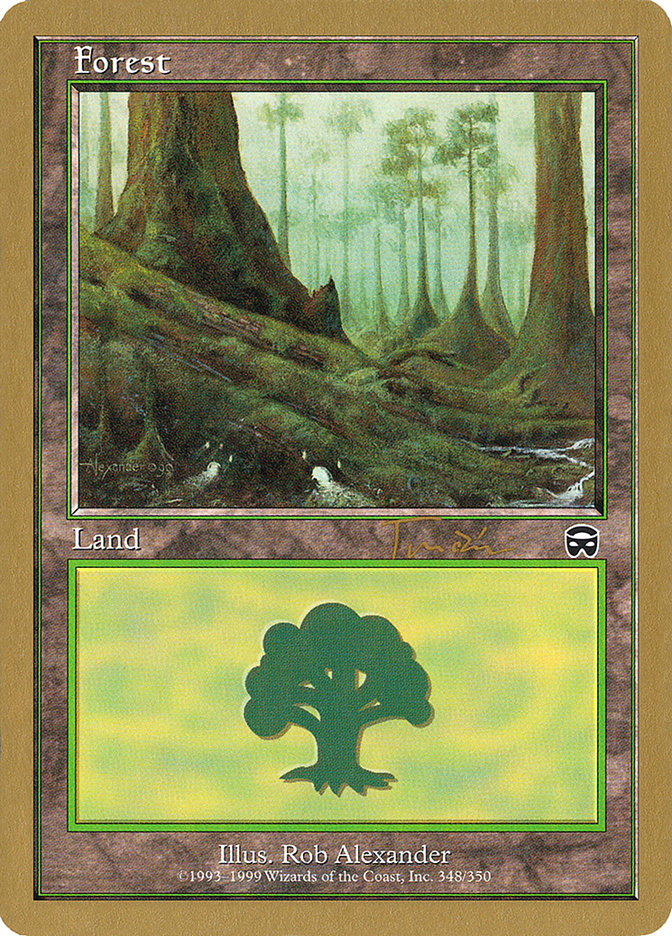 Forest (jt348) (Jan Tomcani) [World Championship Decks 2001] | Boutique FDB TCG