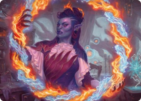 Rootha, Mercurial Artist Art Card [Strixhaven: School of Mages Art Series] | Boutique FDB TCG