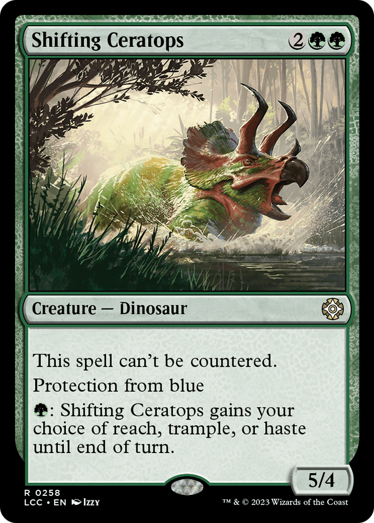 Shifting Ceratops [The Lost Caverns of Ixalan Commander] | Boutique FDB TCG