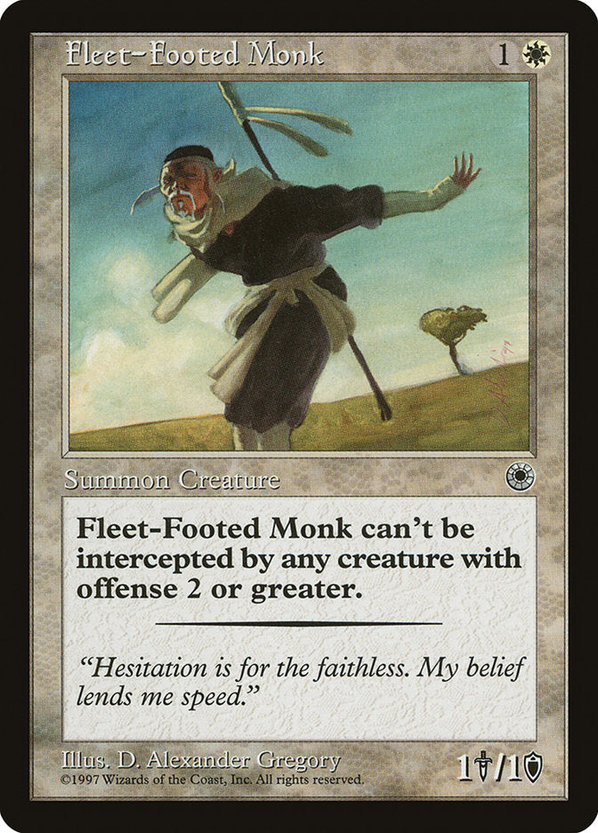 Fleet-Footed Monk [Portal] | Boutique FDB TCG
