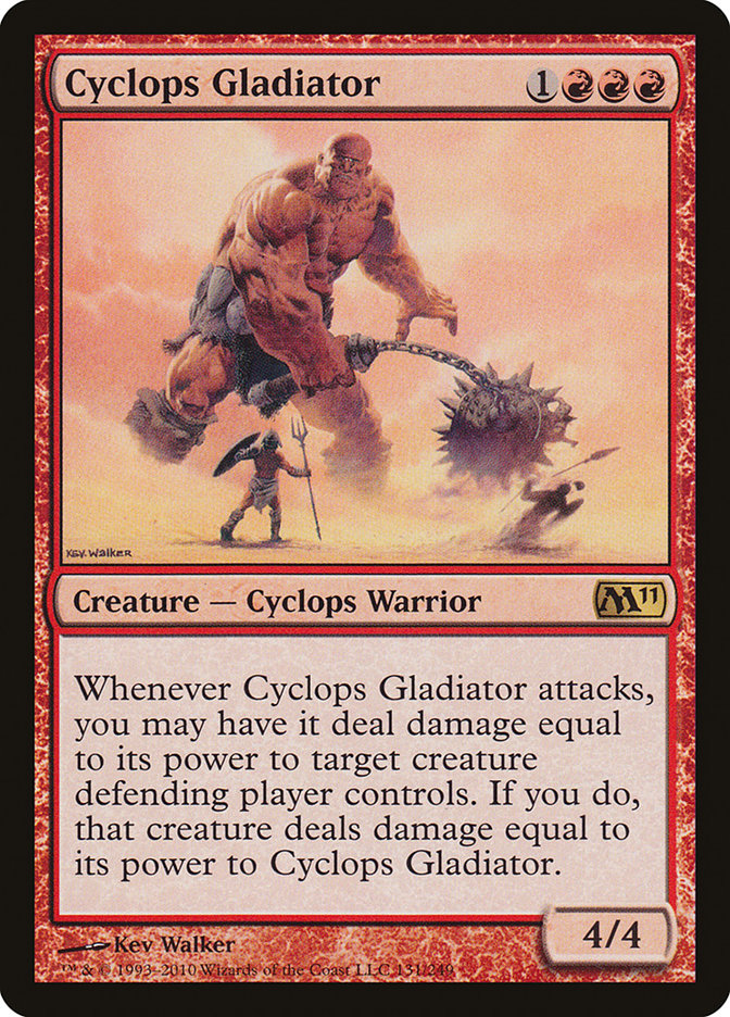 Cyclops Gladiator [Magic 2011] | Boutique FDB TCG