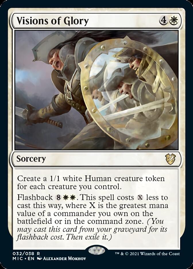 Visions of Glory [Innistrad: Midnight Hunt Commander] | Boutique FDB TCG