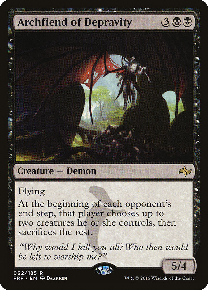 Archfiend of Depravity [Fate Reforged] | Boutique FDB TCG