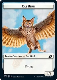 Cat Bird // Human Soldier (003) Double-Sided Token [Ikoria: Lair of Behemoths Tokens] | Boutique FDB TCG