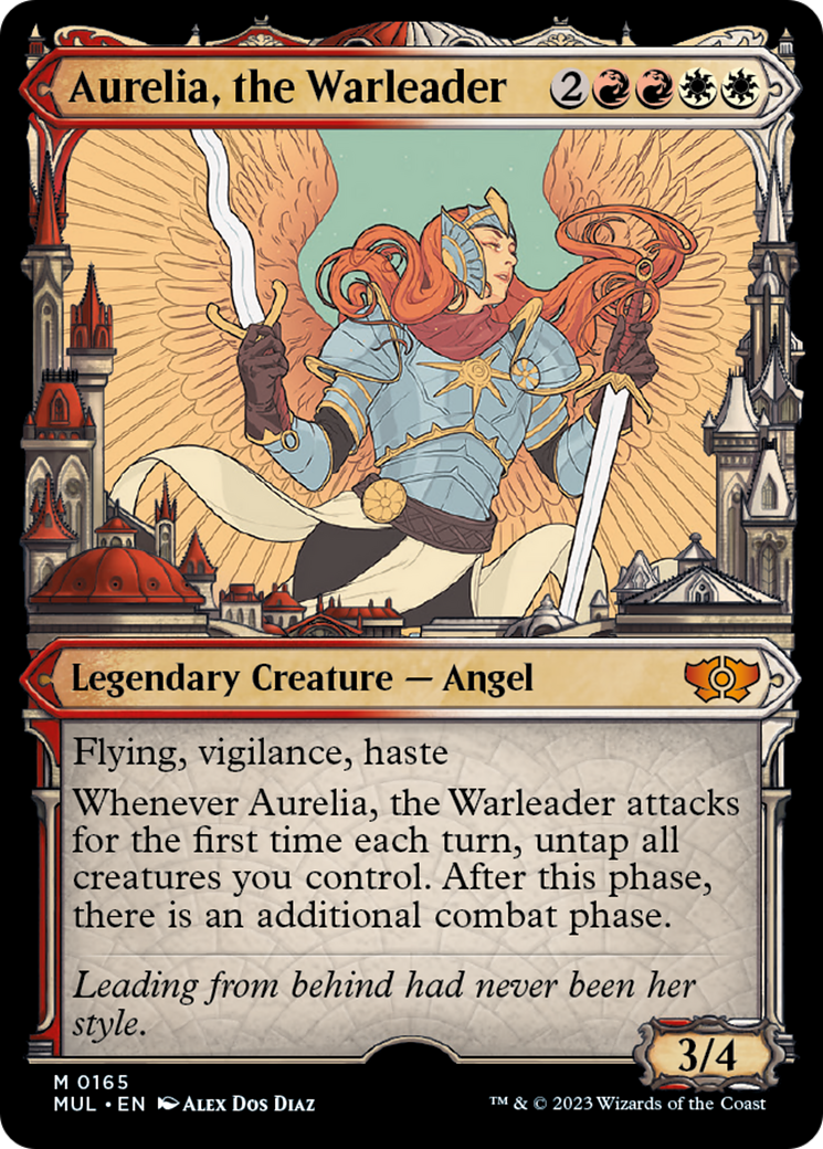 Aurelia, the Warleader (Halo Foil) [Multiverse Legends] | Boutique FDB TCG