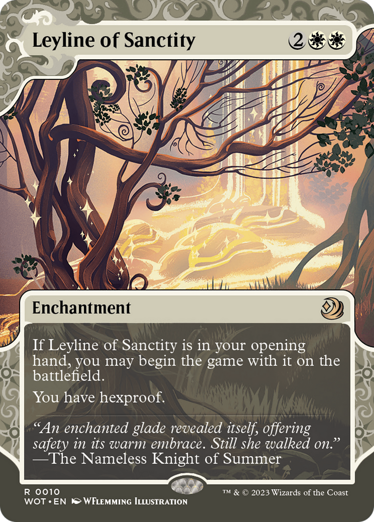 Leyline of Sanctity [Wilds of Eldraine: Enchanting Tales] | Boutique FDB TCG