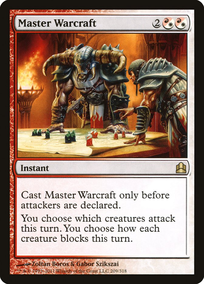 Master Warcraft [Commander 2011] | Boutique FDB TCG