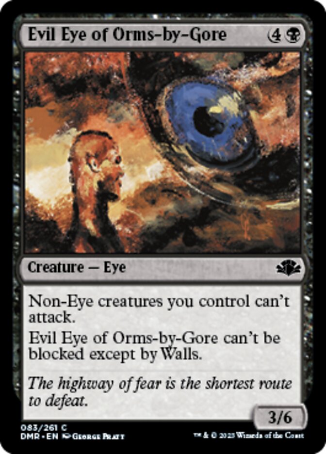 Evil Eye of Orms-by-Gore [Dominaria Remastered] | Boutique FDB TCG