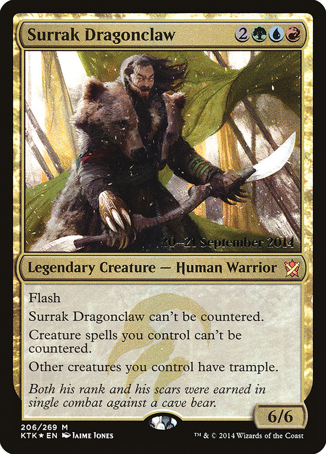 Surrak Dragonclaw [Khans of Tarkir Prerelease Promos] | Boutique FDB TCG