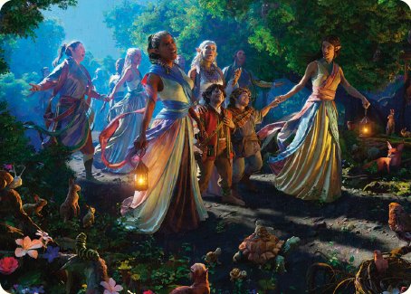 Realm Seekers Art Card [The Lord of the Rings: Tales of Middle-earth Art Series] | Boutique FDB TCG