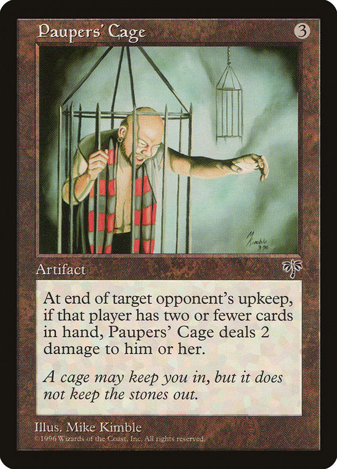 Paupers' Cage [Mirage] | Boutique FDB TCG