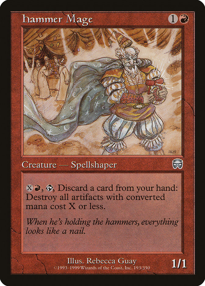 Hammer Mage [Mercadian Masques] | Boutique FDB TCG