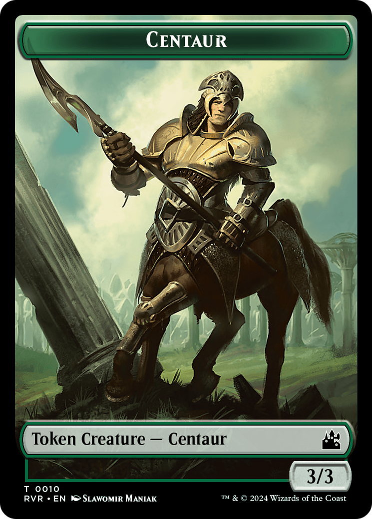 Centaur Token [Ravnica Remastered Tokens] | Boutique FDB TCG