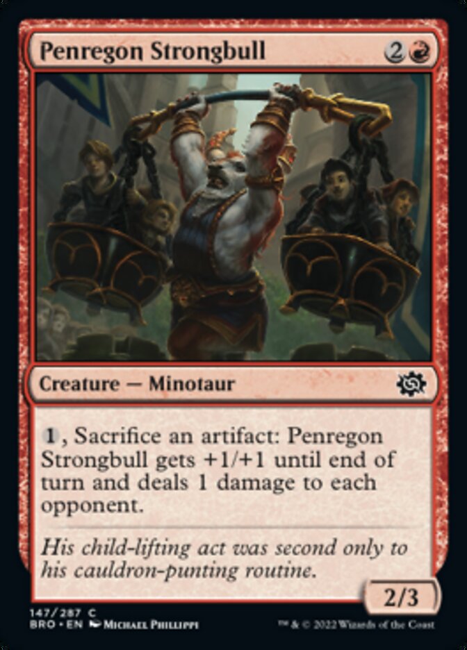 Penregon Strongbull [The Brothers' War] | Boutique FDB TCG