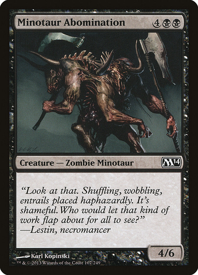 Minotaur Abomination [Magic 2014] | Boutique FDB TCG