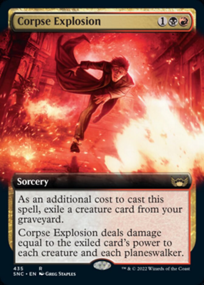 Corpse Explosion (Extended Art) [Streets of New Capenna] | Boutique FDB TCG