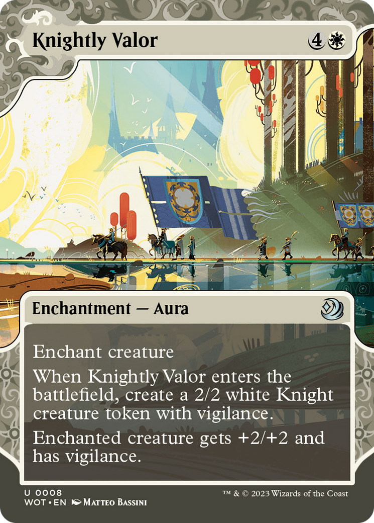 Knightly Valor [Wilds of Eldraine: Enchanting Tales] | Boutique FDB TCG