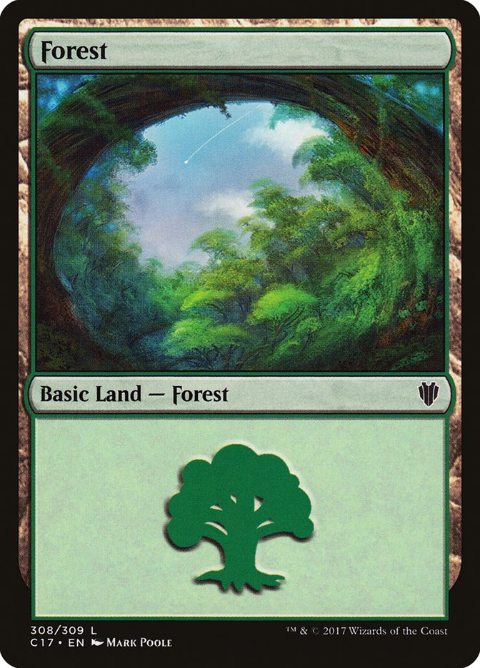 Forest (308) [Commander 2017] | Boutique FDB TCG