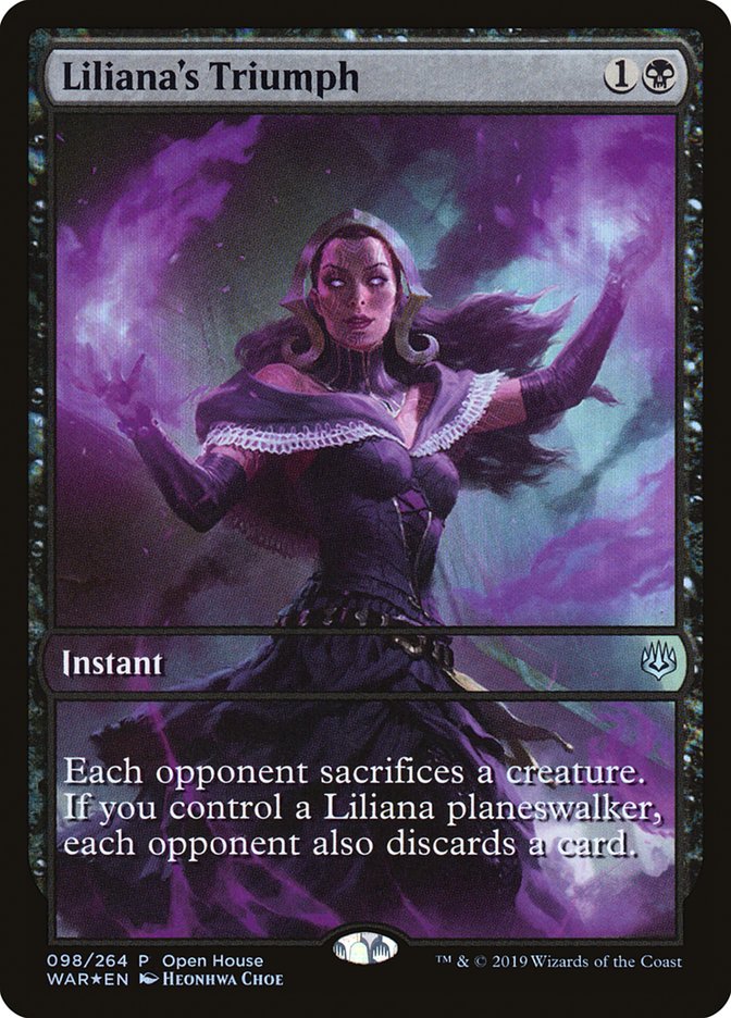 Liliana's Triumph (Open House) [War of the Spark Promos] | Boutique FDB TCG