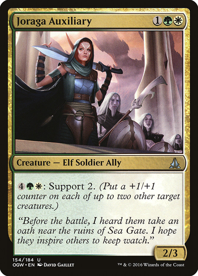 Joraga Auxiliary [Oath of the Gatewatch] | Boutique FDB TCG