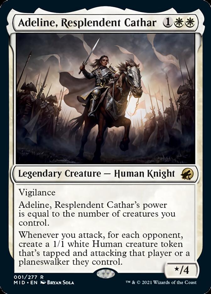 Adeline, Resplendent Cathar [Innistrad: Midnight Hunt] | Boutique FDB TCG