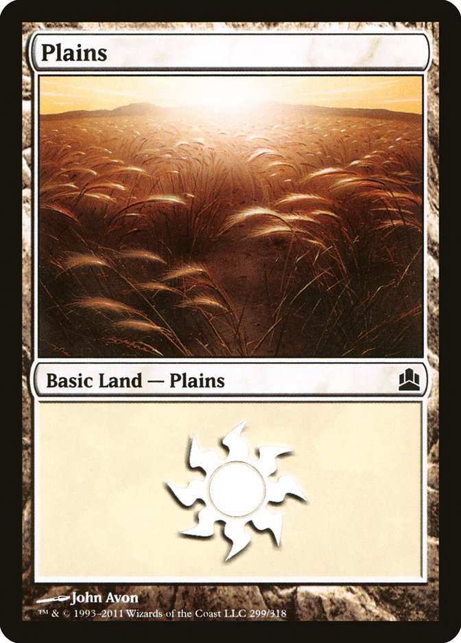 Plains (299) [Commander 2011] | Boutique FDB TCG
