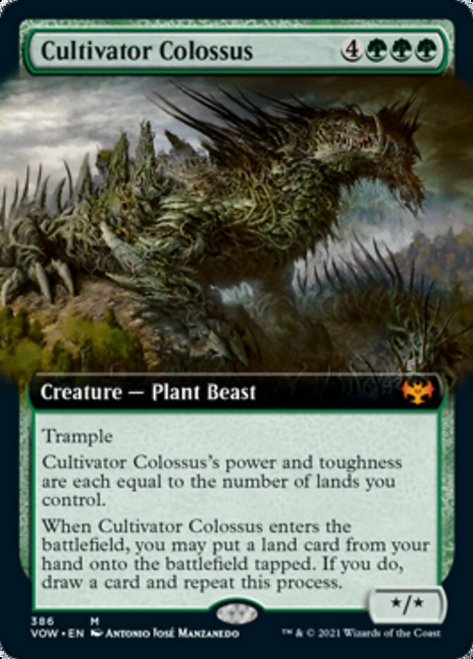 Cultivator Colossus (Extended Art) [Innistrad: Crimson Vow] | Boutique FDB TCG