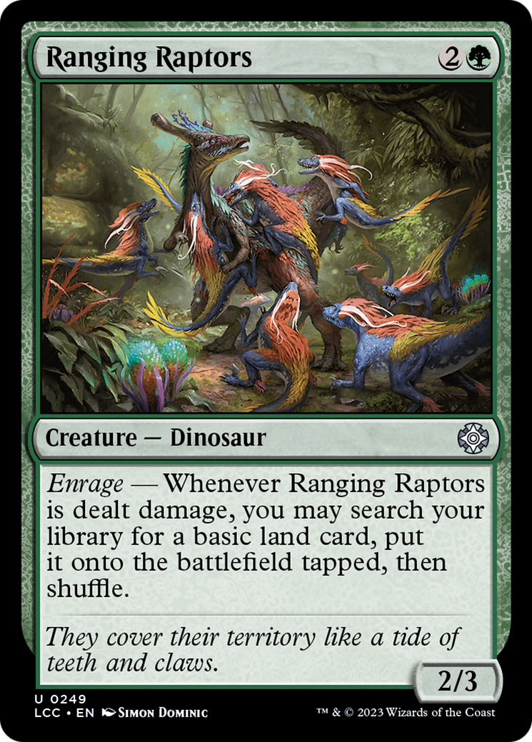 Ranging Raptors [The Lost Caverns of Ixalan Commander] | Boutique FDB TCG