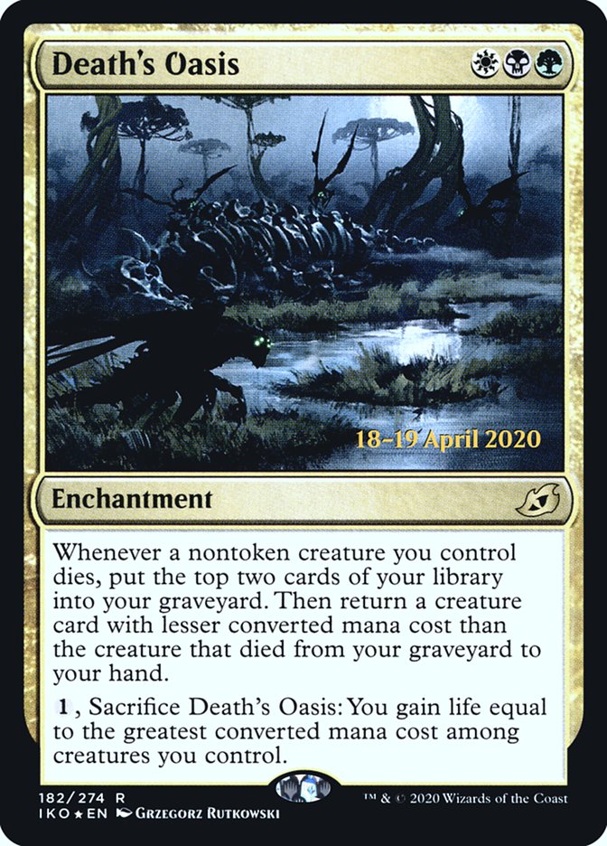 Death's Oasis [Ikoria: Lair of Behemoths Prerelease Promos] | Boutique FDB TCG