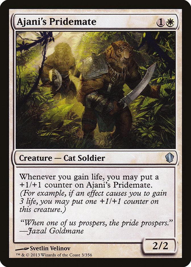 Ajani's Pridemate [Commander 2013] | Boutique FDB TCG