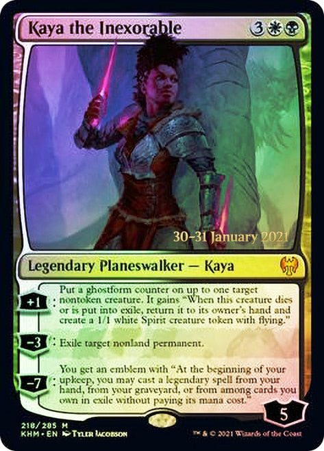 Kaya the Inexorable [Kaldheim Prerelease Promos] | Boutique FDB TCG