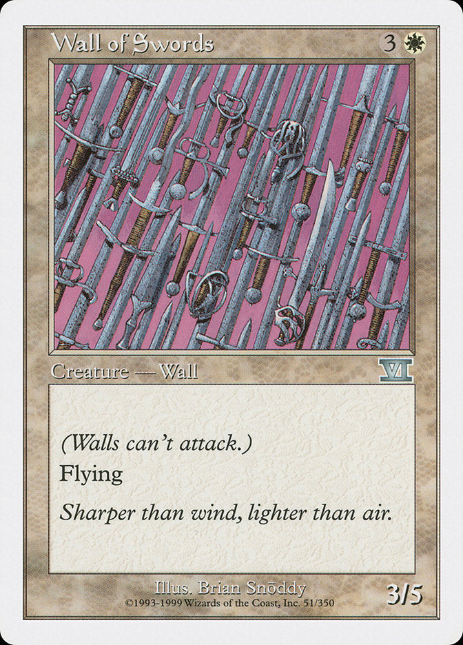 Wall of Swords [Classic Sixth Edition] | Boutique FDB TCG