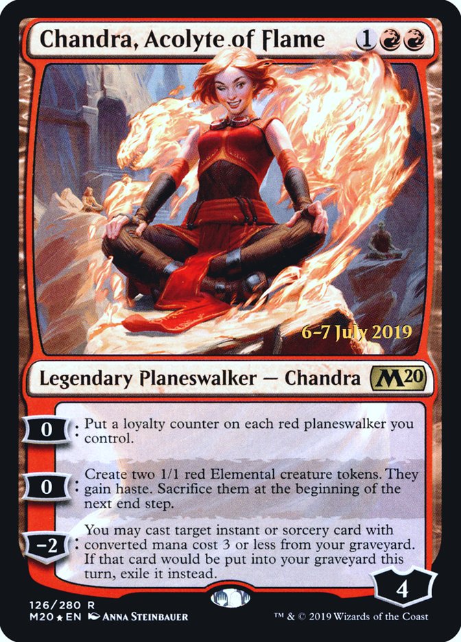 Chandra, Acolyte of Flame [Core Set 2020 Prerelease Promos] | Boutique FDB TCG