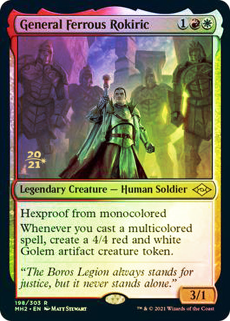 General Ferrous Rokiric [Modern Horizons 2 Prerelease Promos] | Boutique FDB TCG