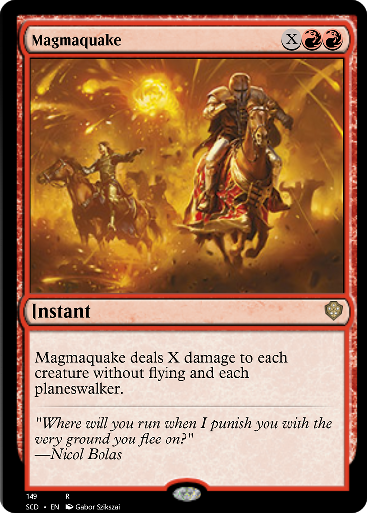 Magmaquake [Starter Commander Decks] | Boutique FDB TCG