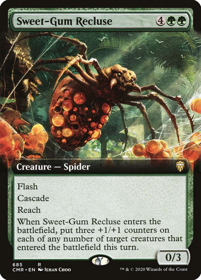 Sweet-Gum Recluse (Extended Art) [Commander Legends] | Boutique FDB TCG