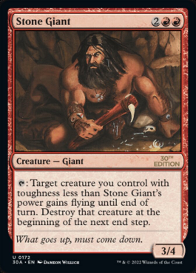 Stone Giant [30th Anniversary Edition] | Boutique FDB TCG