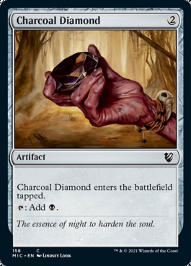Charcoal Diamond [Innistrad: Midnight Hunt Commander] | Boutique FDB TCG