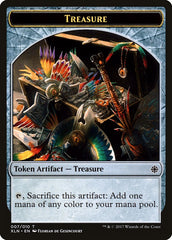 Saproling // Treasure (007) Double-Sided Token [Explorers of Ixalan Tokens] | Boutique FDB TCG