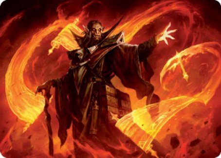 Plargg, Dean of Chaos Art Card [Strixhaven: School of Mages Art Series] | Boutique FDB TCG