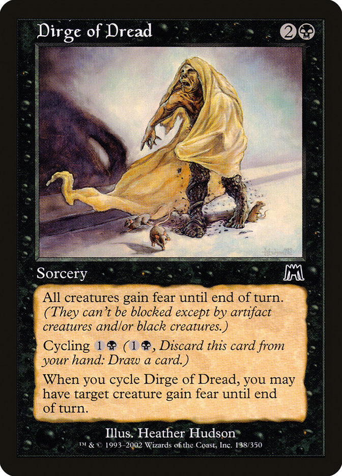 Dirge of Dread [Onslaught] | Boutique FDB TCG