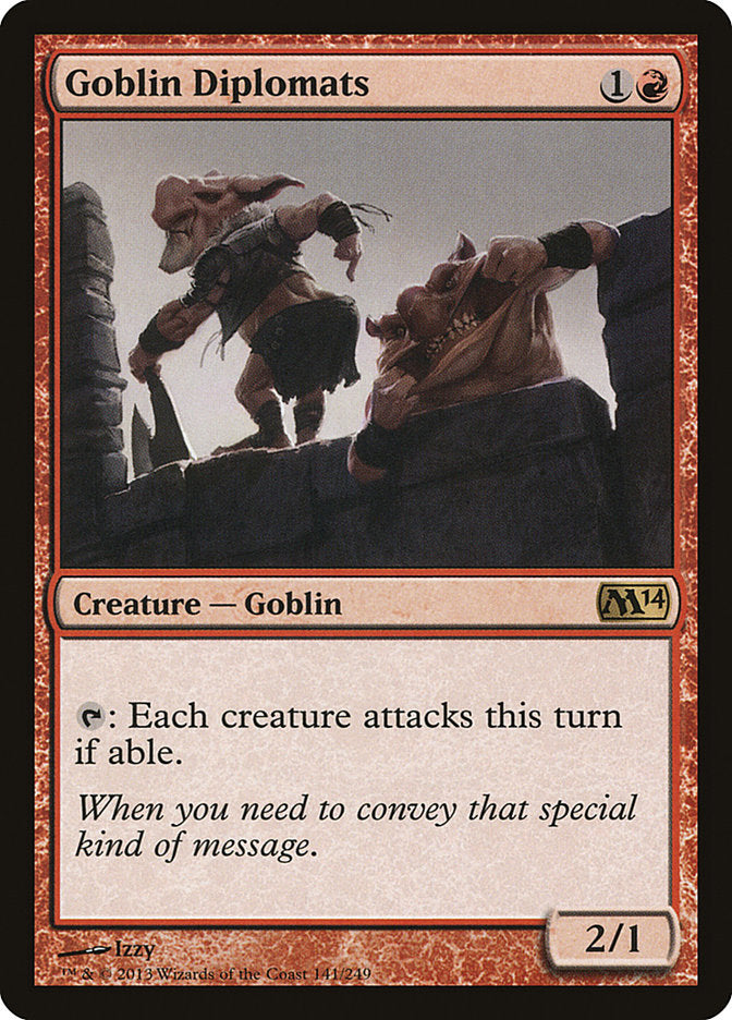 Goblin Diplomats [Magic 2014] | Boutique FDB TCG