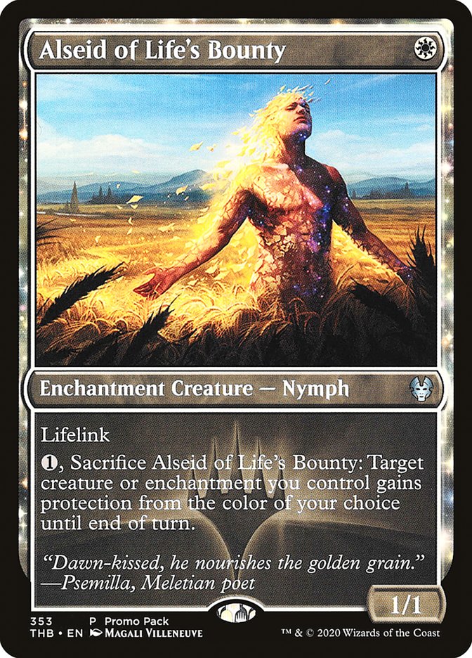 Alseid of Life's Bounty (Promo Pack) [Theros Beyond Death Promos] | Boutique FDB TCG