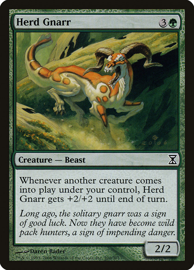 Herd Gnarr [Time Spiral] | Boutique FDB TCG