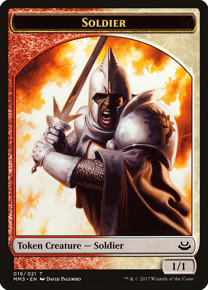 Soldier Token (019/021) [Modern Masters 2017 Tokens] | Boutique FDB TCG