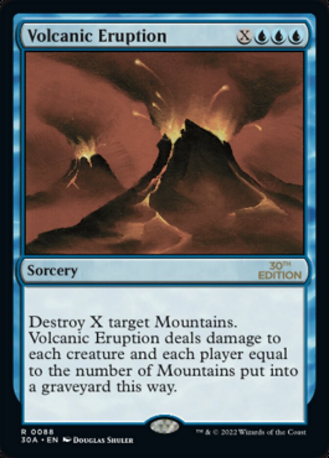 Volcanic Eruption [30th Anniversary Edition] | Boutique FDB TCG