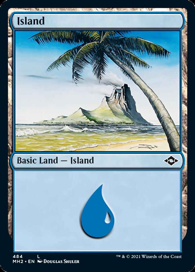 Island (484) (Foil Etched) [Modern Horizons 2] | Boutique FDB TCG
